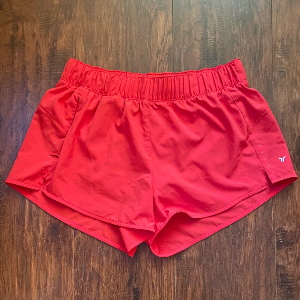 Old Navy Women's Bright Red Athletic Shorts